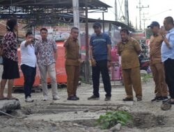 Wali Kota Palu Tinjau Drainase Jalan Dewi Sartika Pasca Banjir Lumpur