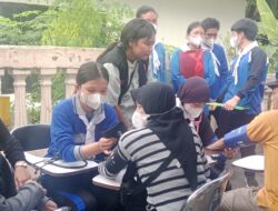 TBM Axis Fakultas Kedokteran Untad Gelar Pemeriksaan Kesehatan Gratis di CFD Vatulemo