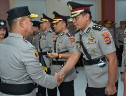Kapolda Sulteng Pimpin Sertijab Dirsamapta dan Dua Kapolres