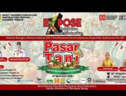 Pasar Tani Meriahkan HUT RI ke-80, Jadi Ruang Promosi Produk Pertanian Sulawesi Tengah
