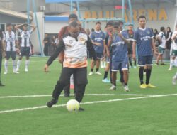 Adhyaksa Mini Soccer 2025 Resmi Bergulir, Kick-Off Ditandai Laga Seru Forwaka vs PJU Kejati Sulteng