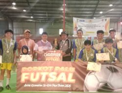 Tatanga Bungkam Tawaeli 5-1, Pastikan Gelar Juara Futsal Porkot Palu VI