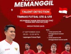 AFKOT Palu Gelar Talent Detection Futsal, 217 Peserta Bersaing Menuju Timnas U-16 dan U-19