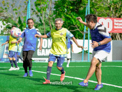 Gubernur Hattrick! Pemprov Sulteng Libas Jurnalis FC Palu