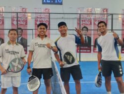 Hary-Coxy Menang Telak 6-1 di Turnamen Kage-Kage Ba Padel HIPMI Sulteng