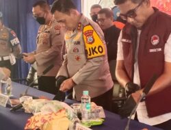 Polda Sulteng Bongkar 60 Kg Sabu Jaringan Internasional