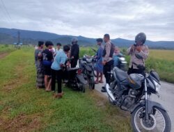 Polsek Bolano Lambunu Razia Balapan Liar di Sidomukti–Petunasugi