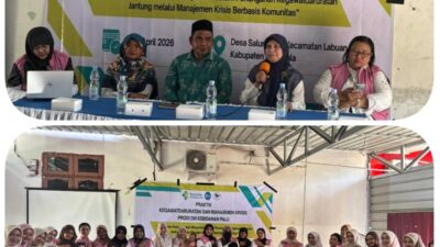 Poltekkes Palu Latih Warga Salumbone Tanggap Darurat Berbasis Komunitas