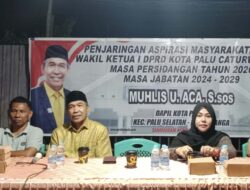 Serap Aspirasi Warga Boyaoge, Wakil Ketua I DPRD Palu Muhlis U. Aca Kawal Infrastruktur hingga Bantuan Sosial