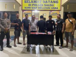 Kapolsek Sausu Pimpin Operasi, Dua Terduga Pelaku Narkoba Diamankan